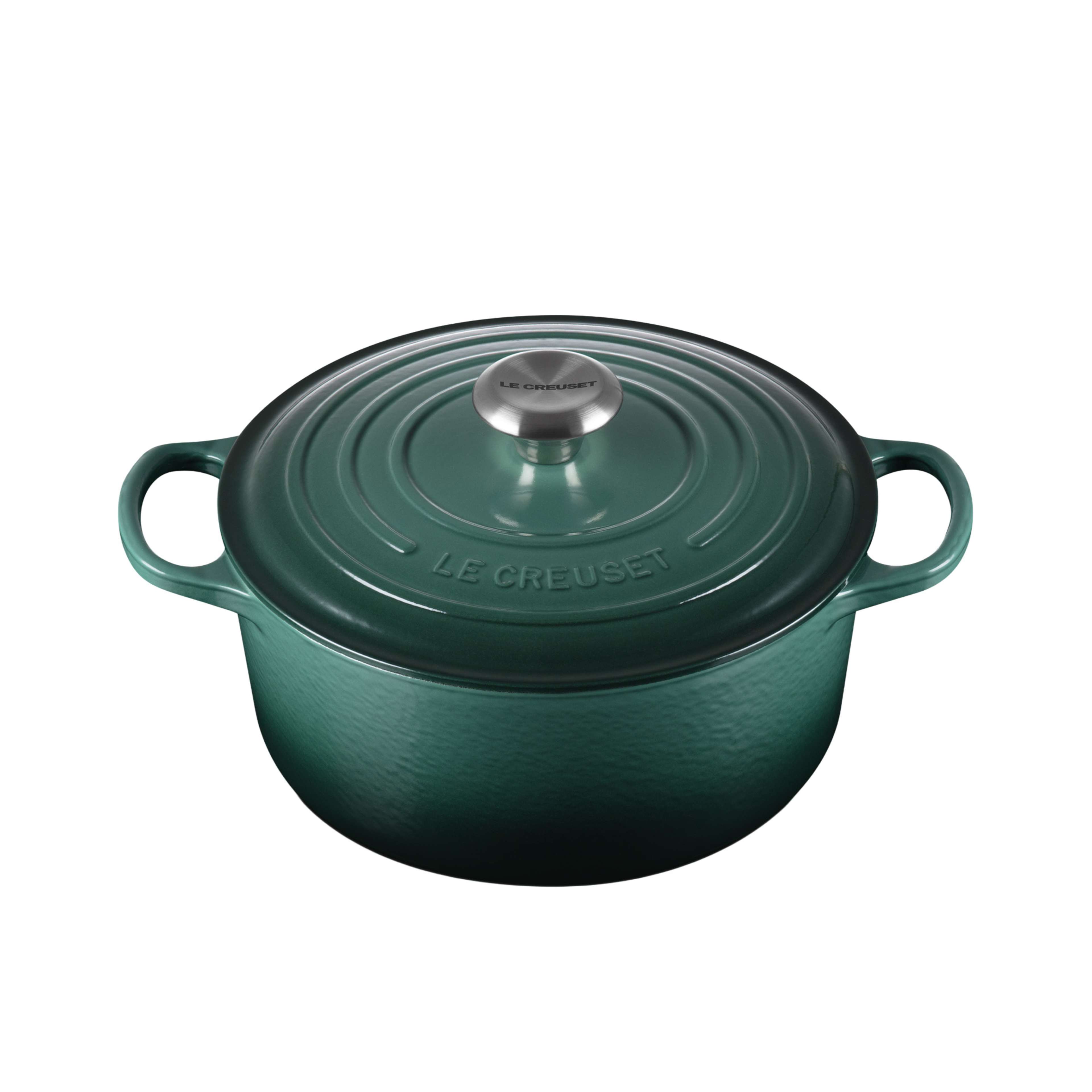 Le Creuset Signature Cast Iron Round Casserole 24cm - 4.2L Azure